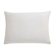 Orchids Lux Merida Geomatric Beige 20 X 26 Quilted Coverlet Sham