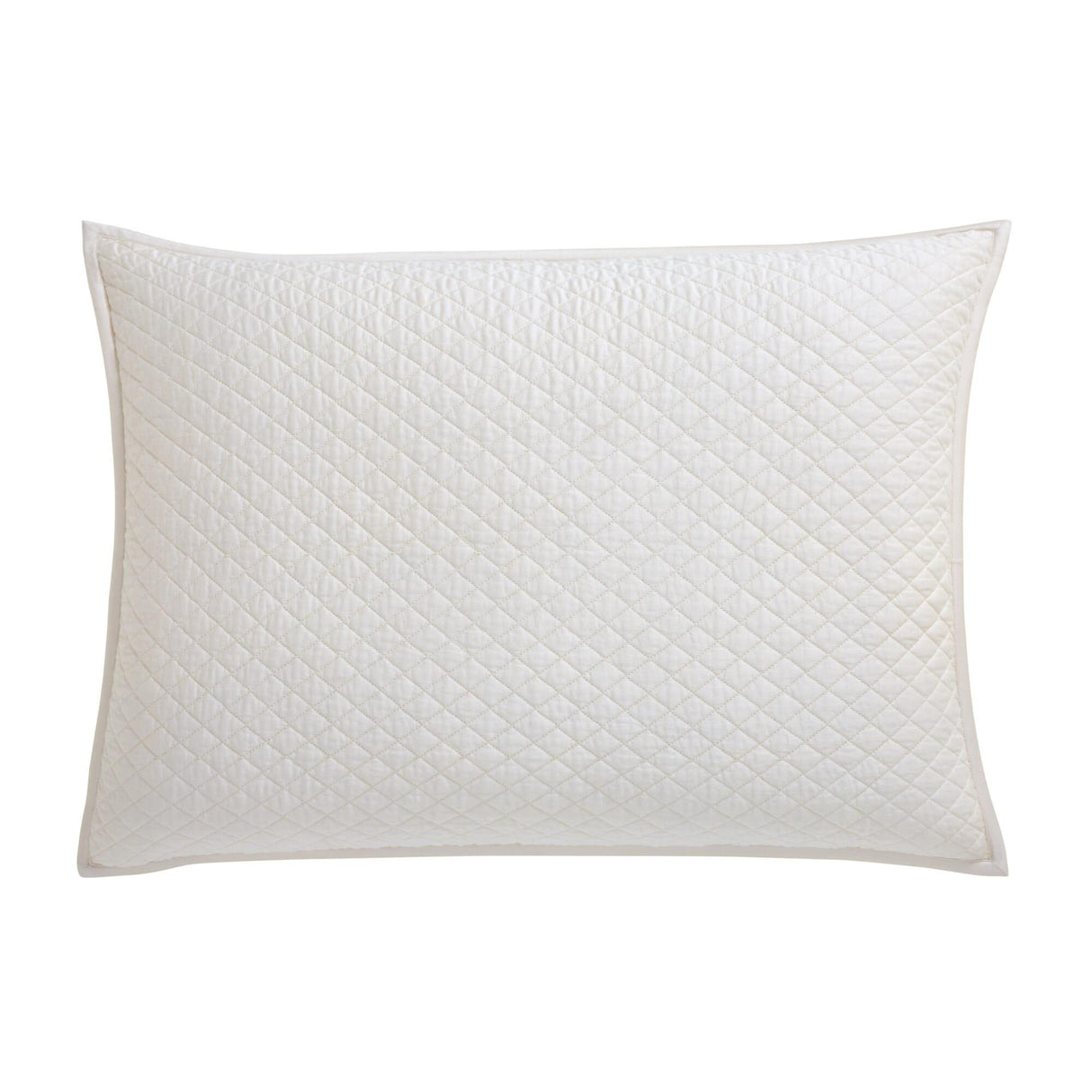Orchids Lux Merida Geomatric Beige 20 X 26 Quilted Coverlet Sham