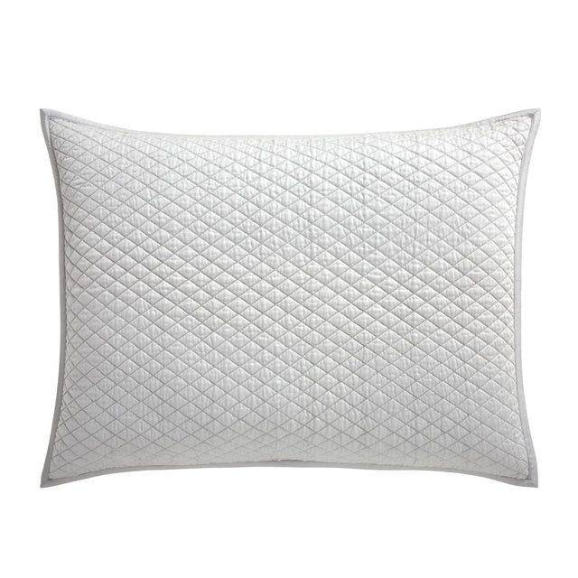 Orchids Lux Merida Geomatric Mist 20 X 26 Quilted Coverlet Sham