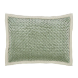 Orchids Lux Maui Stitch Aloe 20 X 26 Quilt Sham