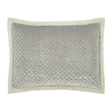 Orchids Lux Maui Stitch Slate 20 X 26 Quilt Sham