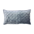 Orchids Lux Luna Stitch Ocean 20 X 26 Quilt Sham