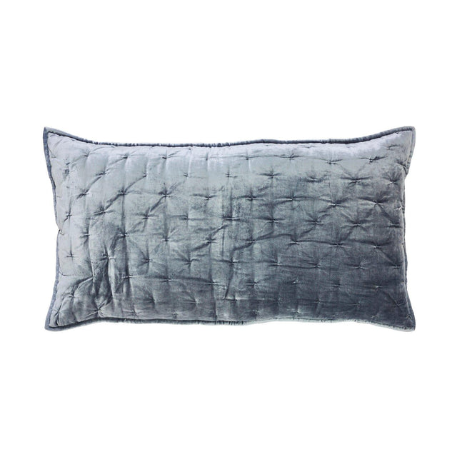 Orchids Lux Luna Stitch Ocean 20 X 26 Quilt Sham