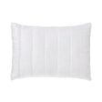Orchids Lux Gatsby Channel Quilting White 20 X 26 Quilt Sham