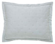 Orchids Lux Oscar Stitch Ice Mint 20 X 26 Quilt Sham