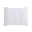 Orchids Lux Bella Channel Quilting White 20 X 26 Quilt Sham