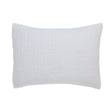 Orchids Lux Bella Channel Quilting Off-White 20 X 26 Quilt Sham