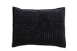 Orchids Lux Walton Channel Black 20 X 26 Quilt Sham