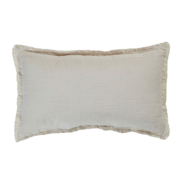 Orchids Lux Dana Texture Pearl 14 X 26 Decorative Bed Throw Pillow
