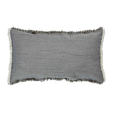 Orchids Lux Dana Texture Navy 14 X 26 Decorative Bed Throw Pillow