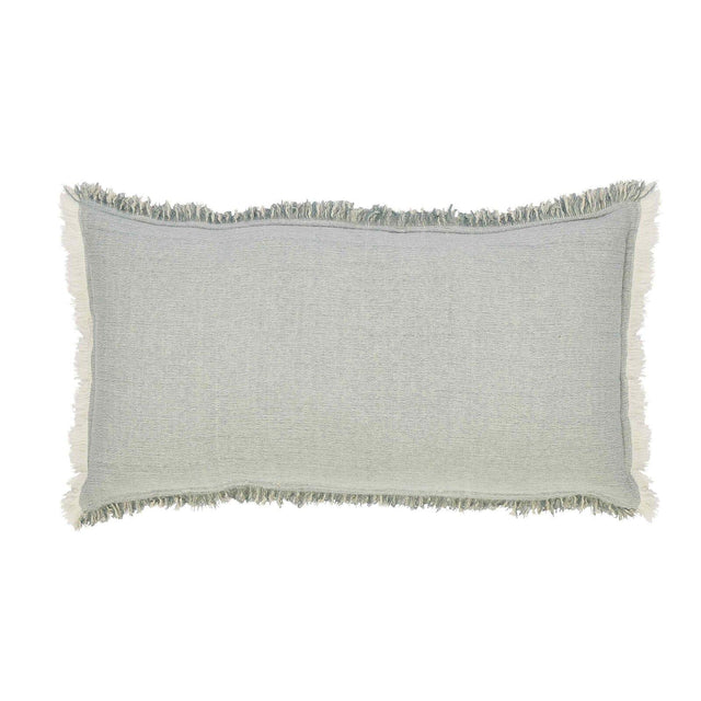 Orchids Lux Dana Texture Mint 14 X 26 Decorative Bed Throw Pillow