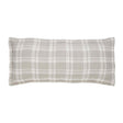 Orchids Lux Doyle Geomatric Grey 16 X 40 Decorative Bed Throw Pillow