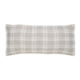 Orchids Lux Doyle Geomatric Grey 16 X 40 Decorative Bed Throw Pillow