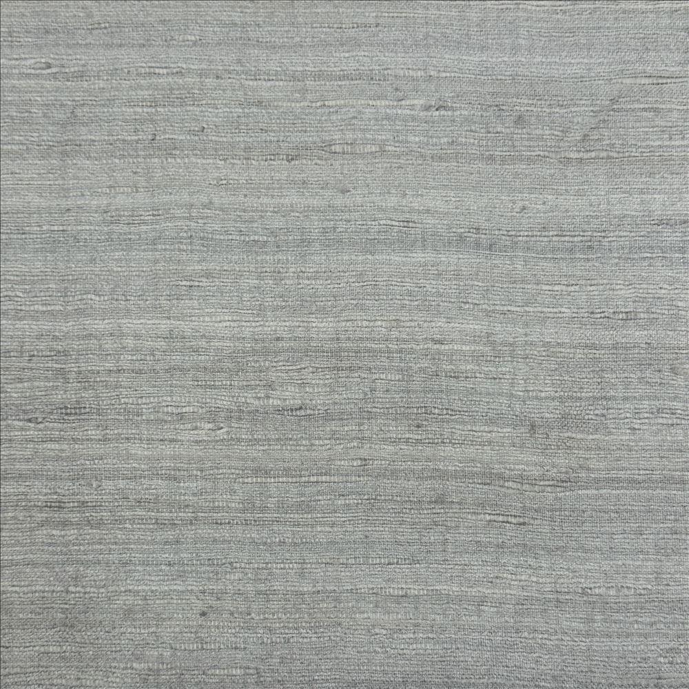 Kasmir Raw Silk Silver Fabric