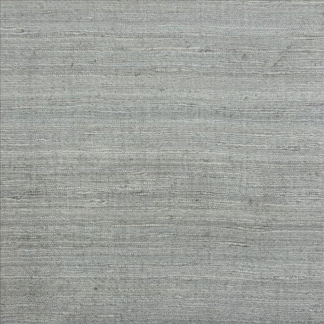 Kasmir Raw Silk Silver Fabric