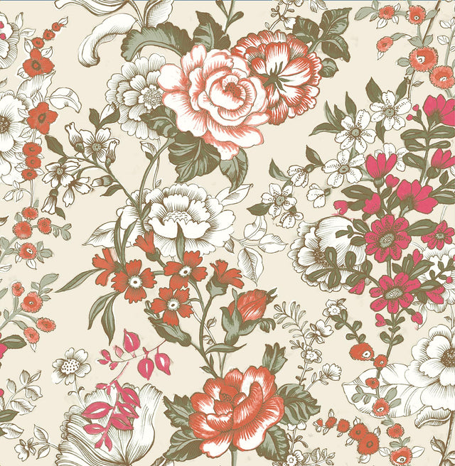 A-Street Prints Kismet 1014-001848 Red Wallpaper