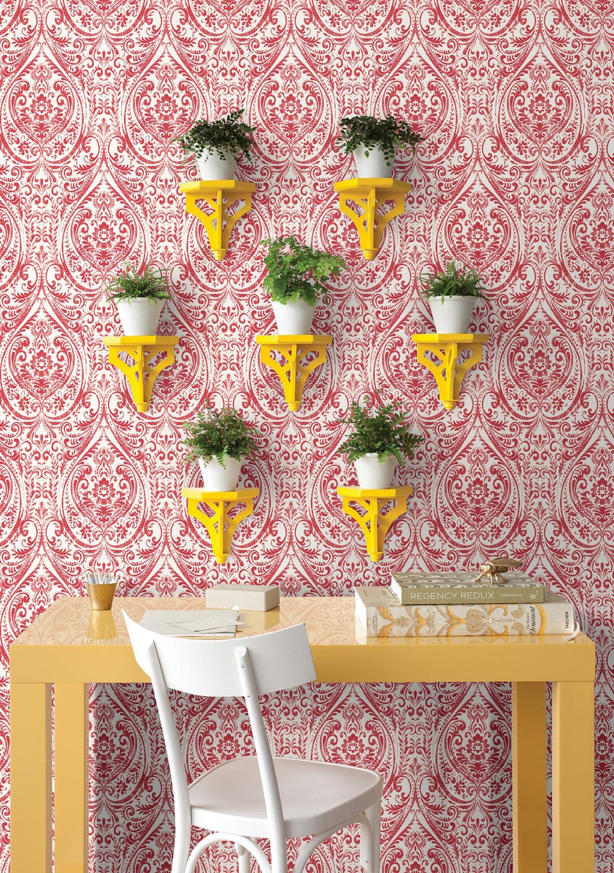 A-Street Prints Kismet 1014-001865 Red Wallpaper