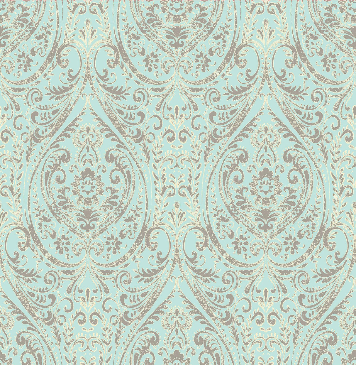A-Street Prints Kismet 1014-001866 Turquoise Wallpaper