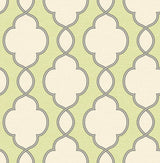 A-Street Prints Structure Green Chain Link Wallpaper