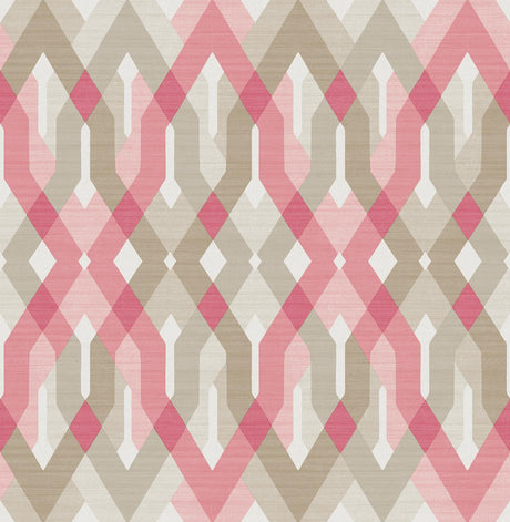 A-Street Prints Catalina 2656-004041 Pink Wallpaper