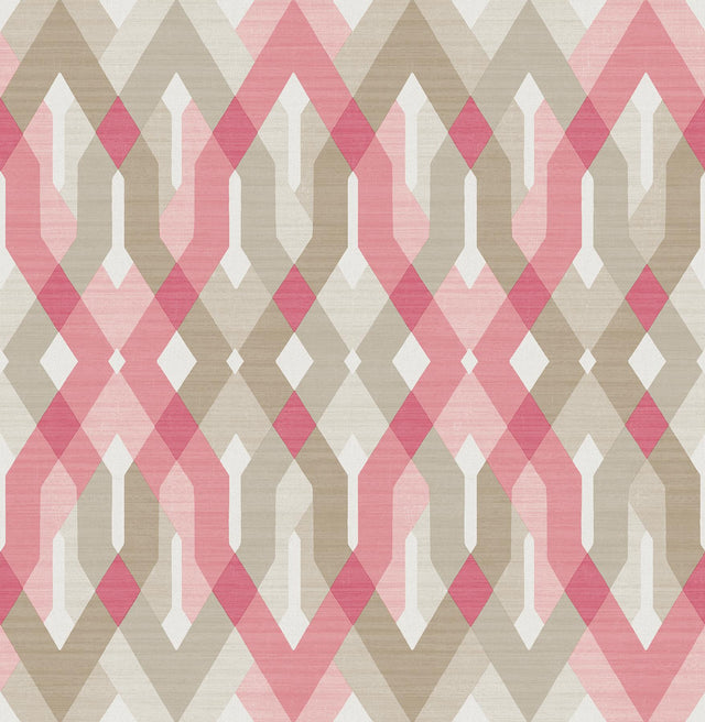 A-Street Prints Catalina 2656-004041 Pink Wallpaper