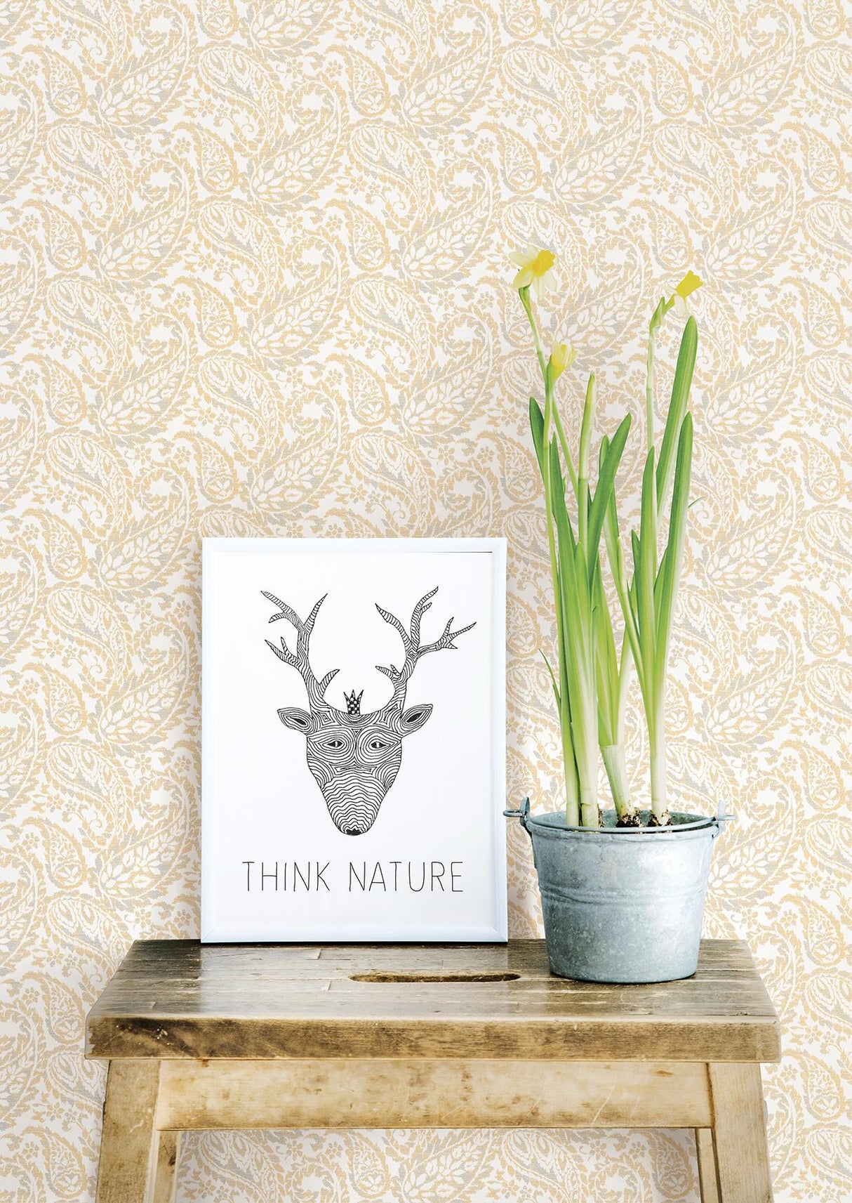 A-Street Prints Ami 2657-22214 Honey Wallpaper