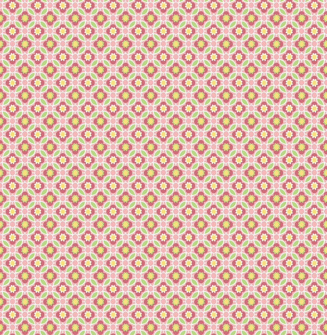 A-Street Prints Audra Pink Floral Wallpaper