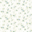 Brewster Home Fashions Persimone Blue Floral Vine Wallpaper