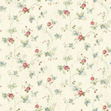 Brewster Home Fashions Persimone Red Floral Wallpaper