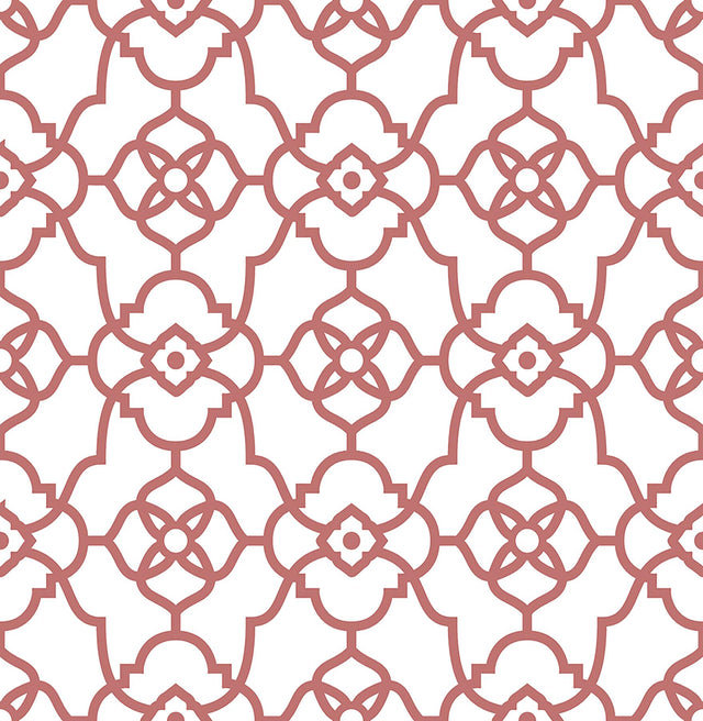 A-Street Prints Mirabelle 2702-22719 Coral Wallpaper