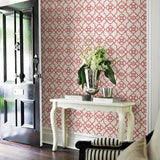 A-Street Prints Mirabelle 2702-22719 Coral Wallpaper