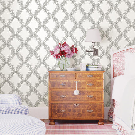A-Street Prints Mirabelle 2702-22726 Grey Wallpaper