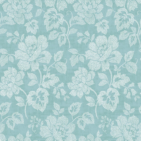A-Street Prints Mirabelle 2702-22735 Turquoise Wallpaper