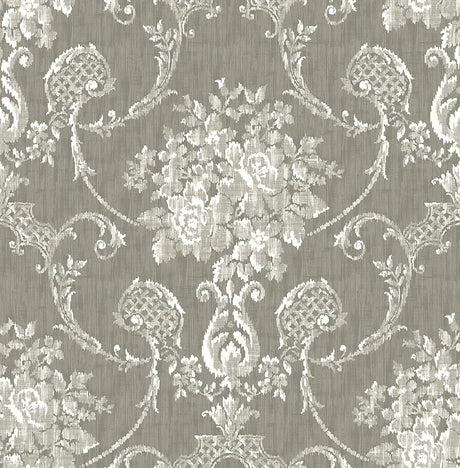 A-Street Prints Mirabelle 2702-22749 Grey Wallpaper