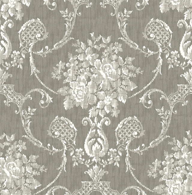 A-Street Prints Mirabelle 2702-22749 Grey Wallpaper