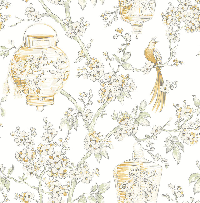 A-Street Prints Mirabelle 2702-22761 Honey Wallpaper
