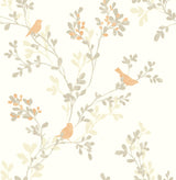 Brewster Home Fashions Brewster For Your Bath III 2704-41263SW Orange Wallpaper