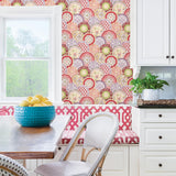 A-Street Prints Solstice 2744-24149 Pink Wallpaper