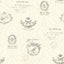 Brewster Home Fashions Brewster KItchen & Bath Essentials 2766-02172 Black Wallpaper