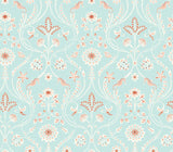 Brewster Home Fashions Brewster KItchen & Bath Essentials 2766-12001 Turquoise Wallpaper