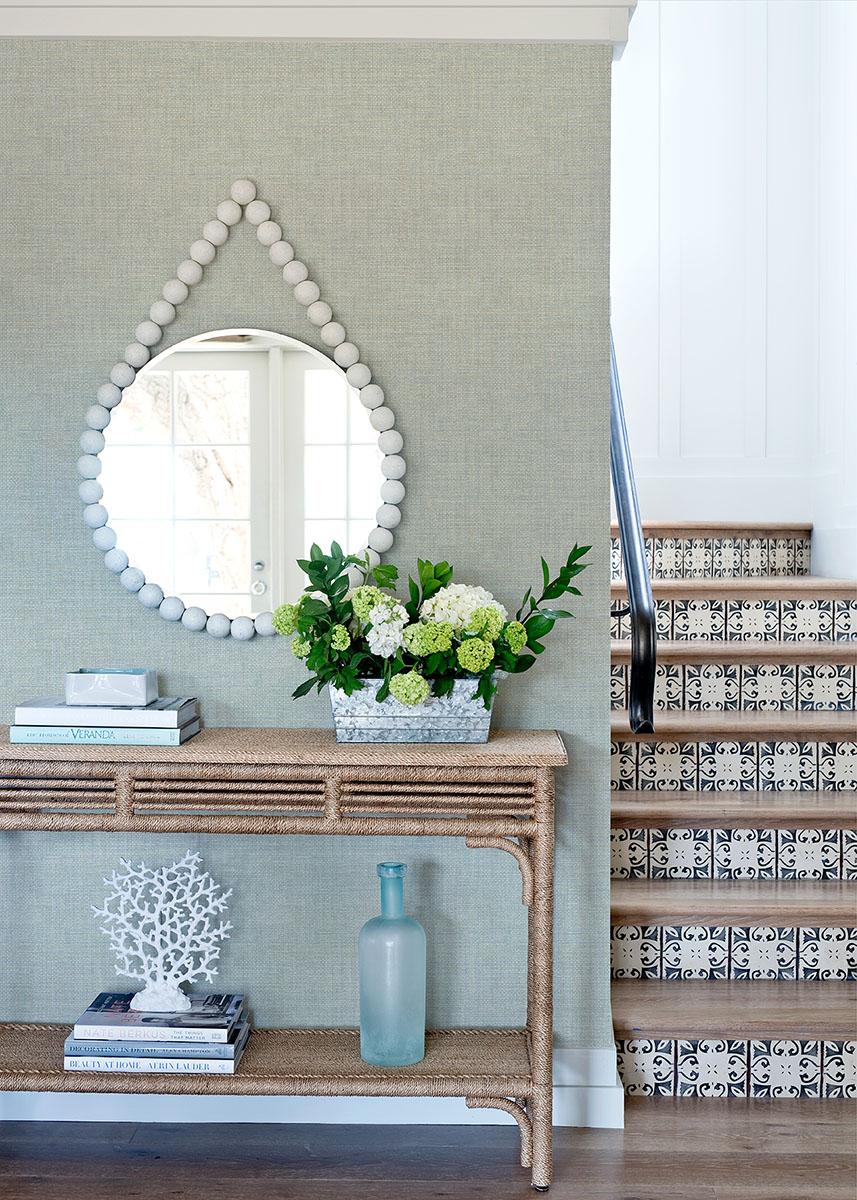 Brewster Home Fashions Brewster Techniques & Finishes III 2767-003038 Light Blue Wallpaper