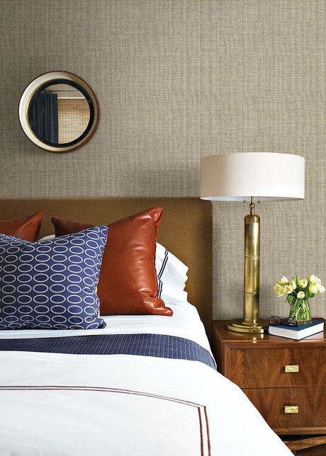 Brewster Home Fashions Brewster Techniques & Finishes III 2767-01696 Khaki Wallpaper