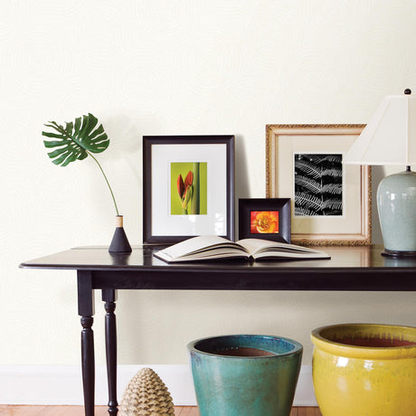 A-Street Prints Habitat 2782-24525 White Wallpaper