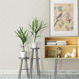 A-Street Prints Habitat 2782-24547 White Wallpaper