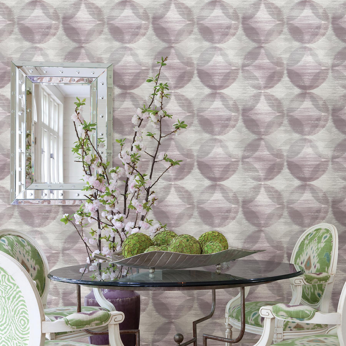 A-Street Prints Celadon 2793-24703 Purple Wallpaper