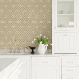 A-Street Prints Celadon 2793-24716 Honey Wallpaper