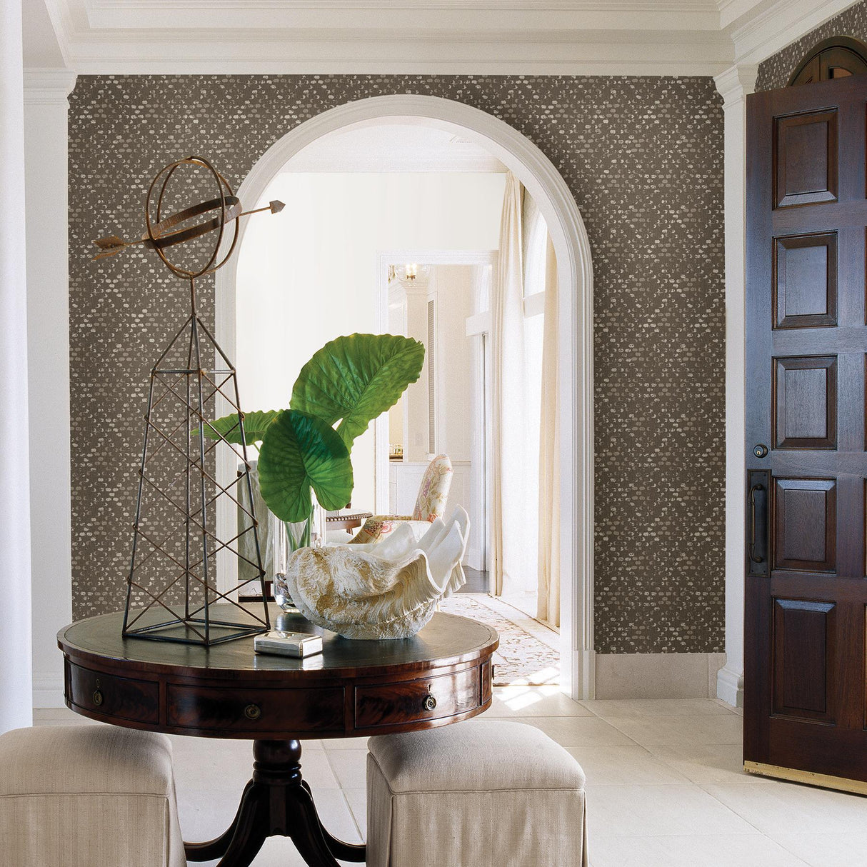 A-Street Prints Celadon 2793-24717 Brown Wallpaper