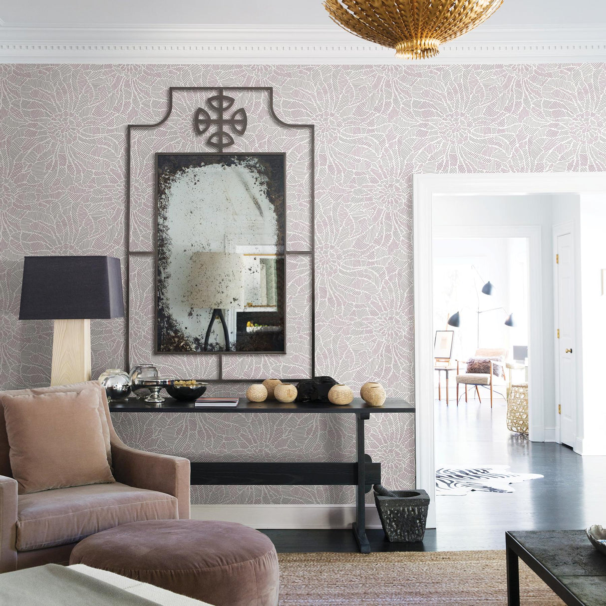A-Street Prints Celadon 2793-24719 Purple Wallpaper