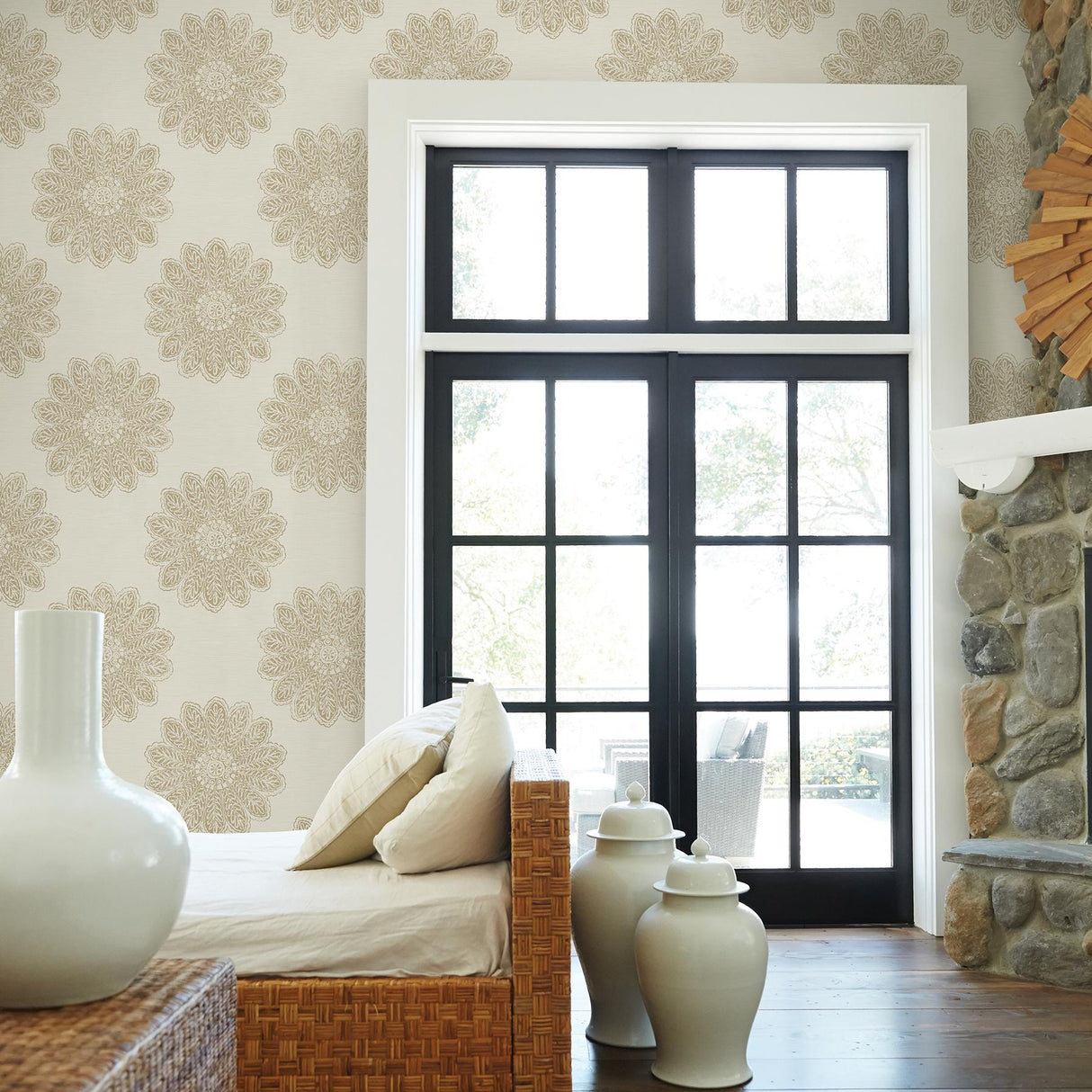 A-Street Prints Celadon 2793-24745 Light Brown Wallpaper