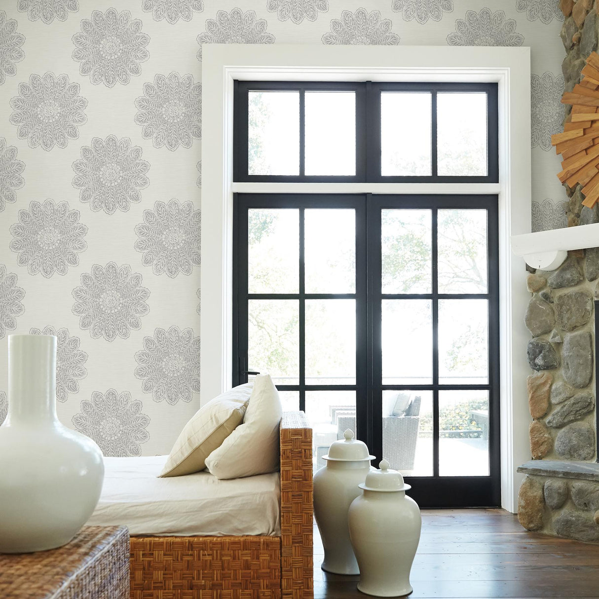 A-Street Prints Celadon 2793-24747 Light Grey Wallpaper